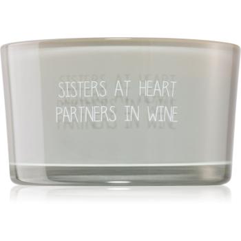 My Flame Candle With Crystal Sisters At Heart, Partners In Wine vonná svíčka 11x6 cm