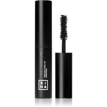 3INA The 24H Level Up Mascara Mini dlouhotrvající řasenka odstín 900 - Black 4,5 ml