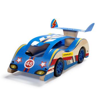 Stanley Jr. OK004-SY Stavebnice, závodní auto, dřevo