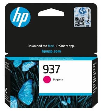 HP 937 Magenta Original Ink Cartridge (4S6W3N)