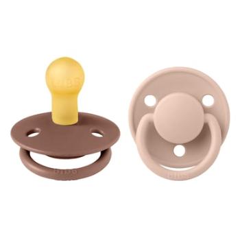 BIBS® Dudlík De Lux Woodchuck/ Blush 0-6 měsíců, 2 ks.