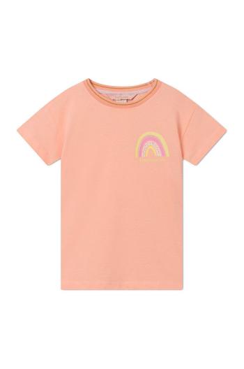 Dětské tričko Femi Stories oranžová barva