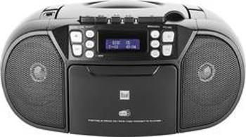 CD-rádio Dual DAB-P 210, AUX, CD, černá