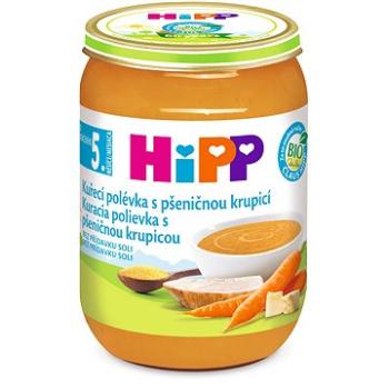 HiPP BIO Kuřecí polévka s pšeničnou krupicí 6× 190 g (4062300437494)