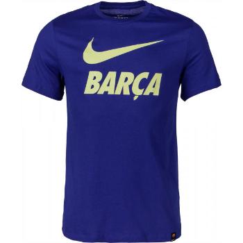 Nike FC BARCELONA TEE SNR Pánské fotbalové tričko, modrá, velikost XL