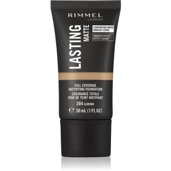 Rimmel Lasting Matte matující make-up odstín 304 Almond 30 ml