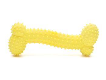 Vsepropejska Bone gumová kost pro psa Barva: Žlutá, Rozměr (cm): 10