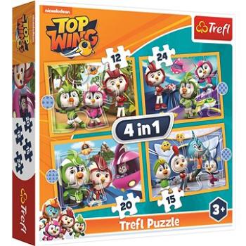 Trefl Puzzle Top Wing: Akademie 4v1 (12,15,20,24 dílků) (5900511343601)