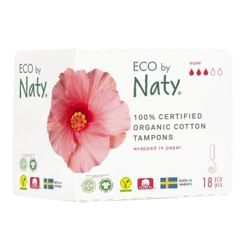 Eco by Naty Dámské ECO tampóny super 18 ks
