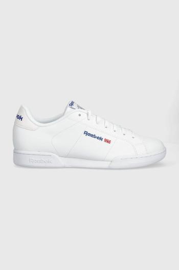 Kožené sneakers boty Reebok Classic NPC II bílá barva