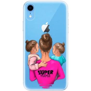 iSaprio Super Mama - Two Girls pro iPhone Xr (smtwgir-TPU2-iXR)