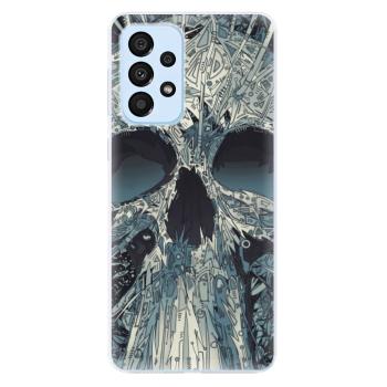 Odolné silikonové pouzdro iSaprio - Abstract Skull - Samsung Galaxy A33 5G