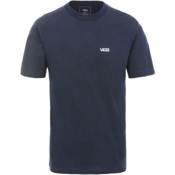 Vans LEFT CHEST LOGO TEE Pánské tričko, černá, velikost S