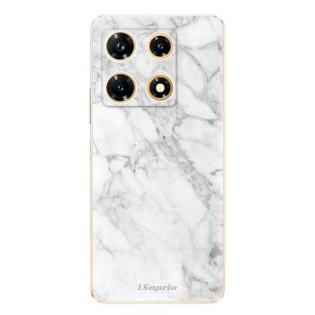 Odolné silikonové pouzdro iSaprio - SilverMarble 14 - Infinix Note 30 PRO