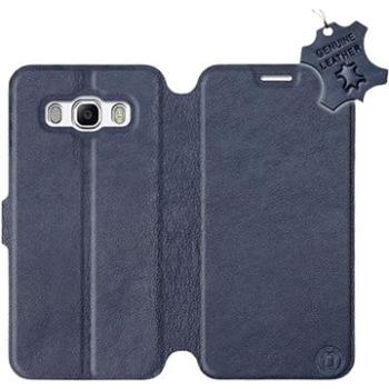 Flip pouzdro na mobil Samsung Galaxy J5 2016 - Modré - kožené -   Blue Leather (5903226521227)