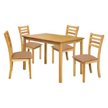 IDEA nábytek Stůl + 4 židle BARCELONA lak javor