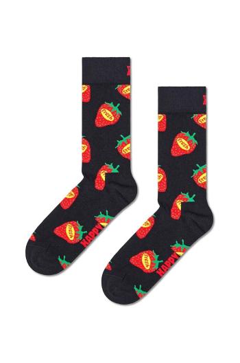 Ponožky Happy Socks Strawberry Fresh Sock tmavomodrá barva, P001506