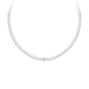 Preciosa Perličkový náhrdelník Velvet Pearl Preciosa 2218 01