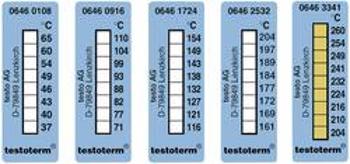 Měřicí proužky Testo testoterm, +116 až +154°C