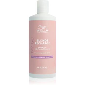 Wella Professionals Invigo Blonde Recharge šampon pro blond vlasy neutralizující žluté tóny 500 ml