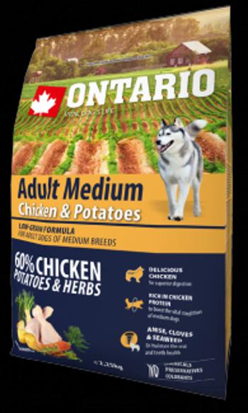 Ontario Adult Medium Chicken & Potatoes 2,25 kg