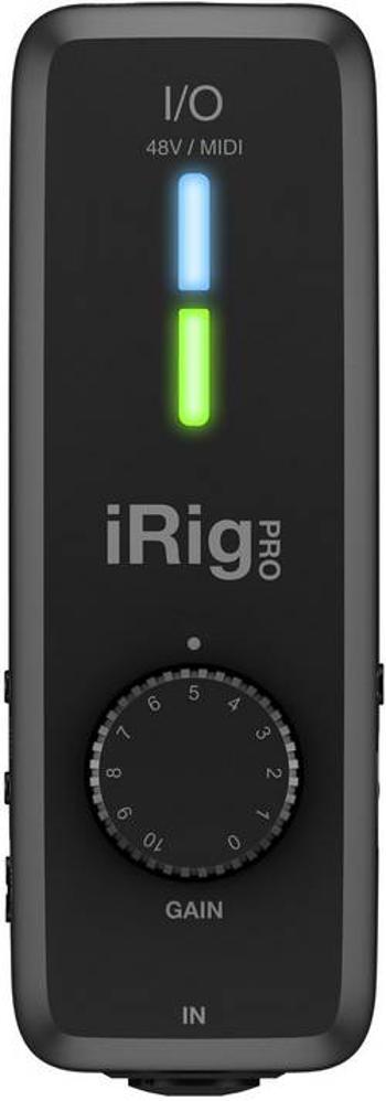 MIDI rozhraní IK Multimedia iRig PRO I/O monitor controlling, vč. softwaru