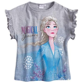 Dívčí tričko DISNEY FROZEN MAGICAL JOURNEY šedé Velikost: 116