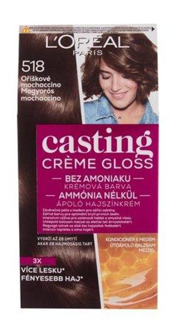 Barva na vlasy L'Oréal Paris - Casting Creme Gloss 518 Hazelnut Mochaccino 48 ml 