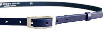 Penny Belts Dámský kožený opasek 15-2-56 dark blue 95 cm