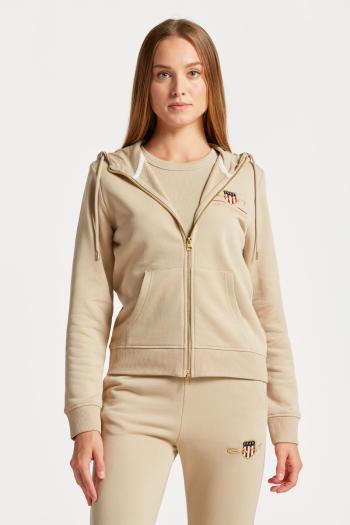 MIKINA GANT ARCHIVE SHIELD FULL ZIP HOODIE žlutá XS