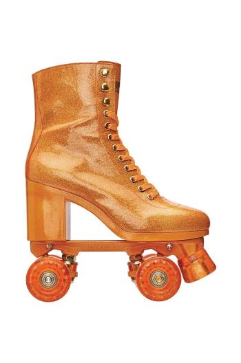 Kolečkové brusle Impala Sparkle Orange High Heel Rollerskates x Marawa