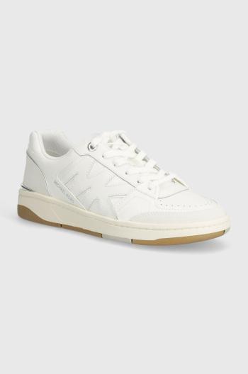 Kožené sneakers boty MICHAEL Michael Kors Rebel bílá barva, 43S4RLFS5D