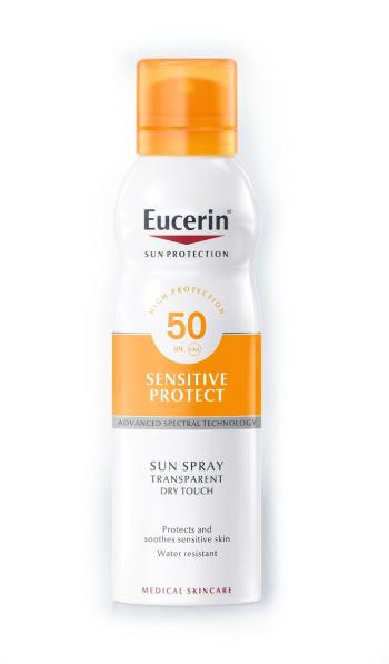 Eucerin Sensitive Protect Dry Touch SPF50 transparentní sprej 200 ml