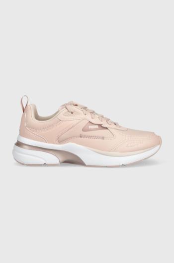 Sneakers boty Puma Runner Metallic růžová barva