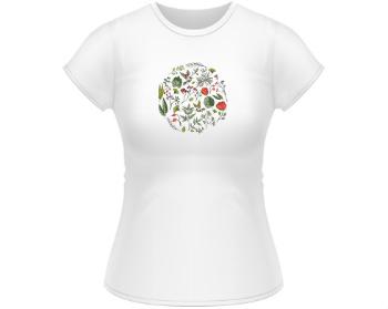 Dámské tričko Classic květiny pattern