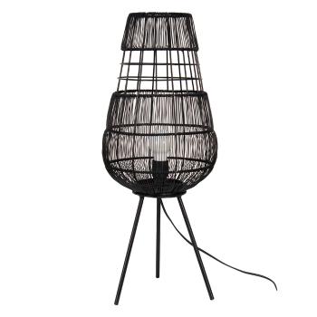 Černá antik drátěná stolní lampa Daionne - Ø 20*59 cm E27/max 1*40W 6LMP760
