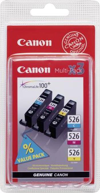 Canon Inkoustová kazeta CLI-526 CMY originál kombinované balení azurová, purppurová, žlutá 4541B009