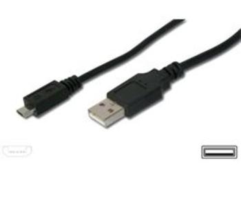 PremiumCord Kabel micro USB 2.0, A-B 1,5m  kabel navržený pro rychlé nabíjení