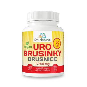 Dr.Natural URO - Brusinky 17200 mg, 60 tbl.