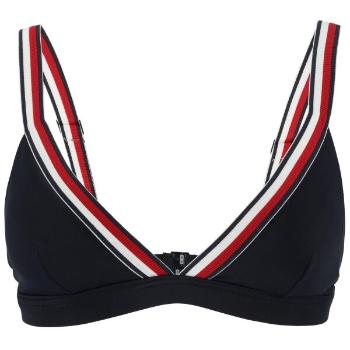 Tommy Hilfiger TH GLOBAL STRIPE-TRIANGLE RP Dámský vrchní díl plavek, tmavě modrá, velikost