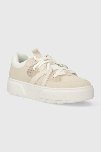 Kožené sneakers boty Timberland Laurel Court béžová barva, TB0A61DMEM31