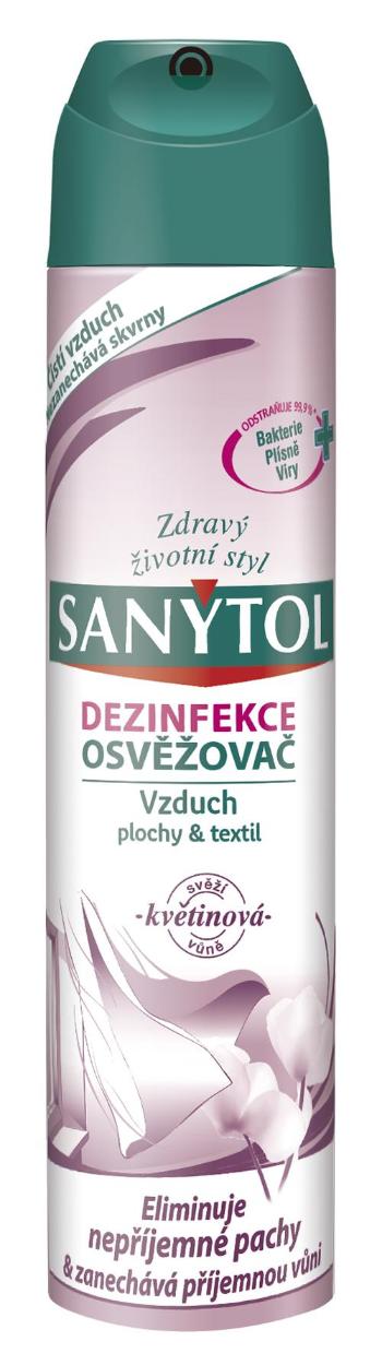 Sanytol Dezinfekční osvěžovač vzduchu, povrchů a textilií s květinovou vůní 300 ml