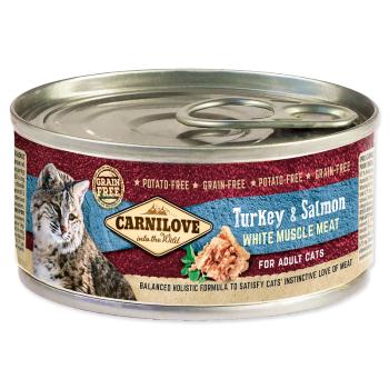 Konzerva CARNILOVE WMM Turkey & Salmon for Adult Cats 100 g