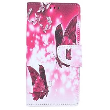 TopQ iPhone SE 2020 knížkové Zamilovaní motýlci 54693 (Sun-54693)