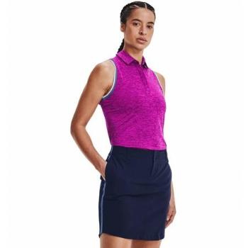 Under Armour Dámské triko s límečkem Zinger Slvls Tipped Polo, polaris, purple