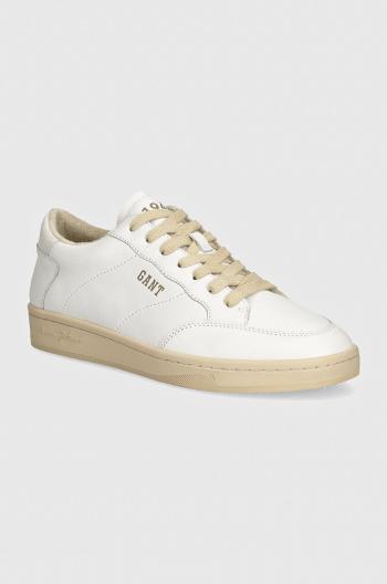 Kožené sneakers boty Gant Prepus bílá barva, 29631682 G29