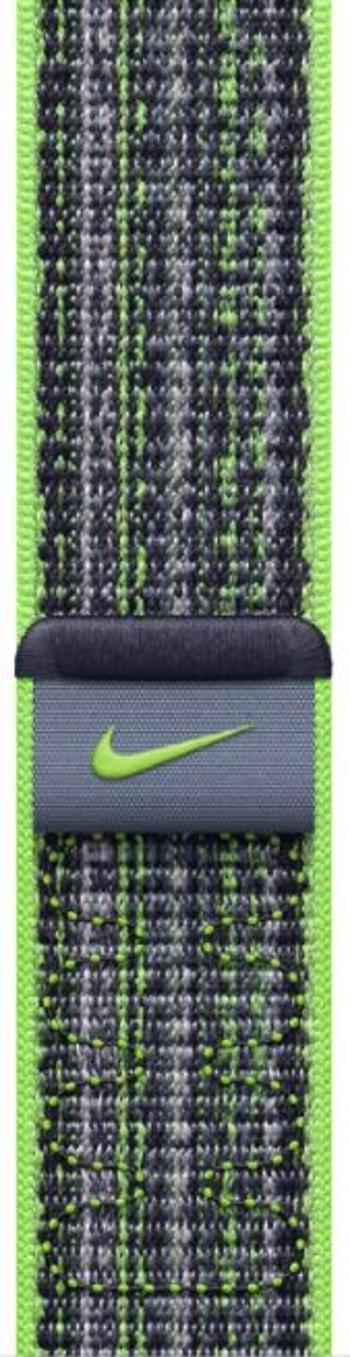 Apple 45mm Bright Green/Blue Nike Sport Loop (MTL43ZM/A)