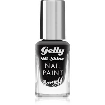 Barry M Gelly Hi Shine lak na nehty odstín Black forest 10 ml