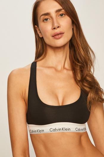 Podprsenka Calvin Klein Underwear šedá barva, hladká
