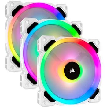 Corsair LL120 RGB 120mm Dual Light Loop White RGB LED PWM Fan — Triple Pack with Lighting Node PRO (CO-9050092-WW)